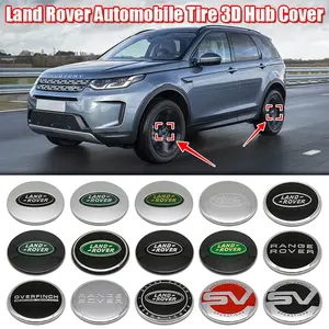 Car hub center cover decorative accessories, car hub center cover modifications, wheel covers, suitable for Land Rover Range Rover/Discovery/Guardian/Range Rover Sport Edition/Discovery Sport Edition and other Automobile models sold on the market
