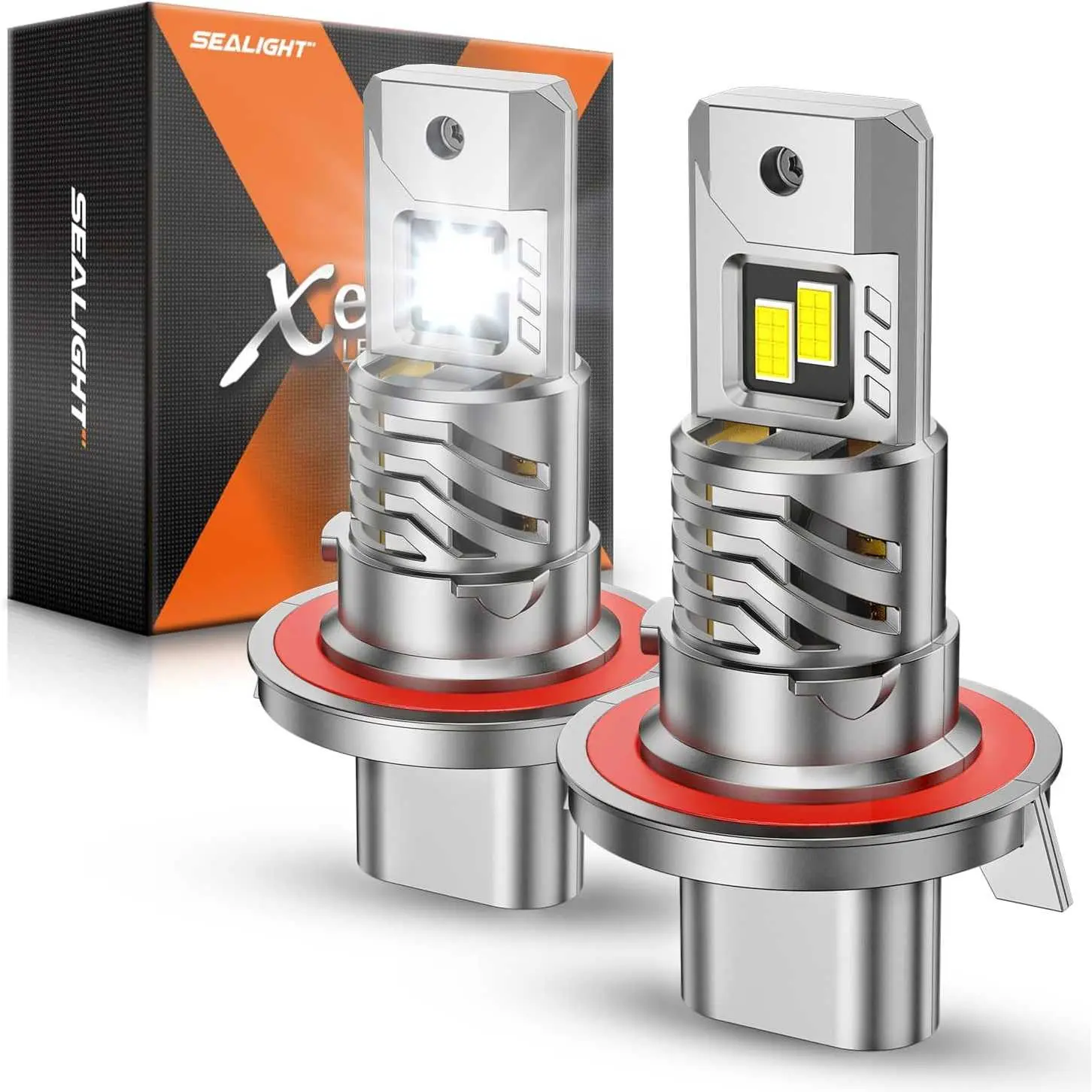2014 Ford F-150 9008/H13 80W 6500K White IP68 LED Headlight Bulbs 2PCS SEALIGHT X1S