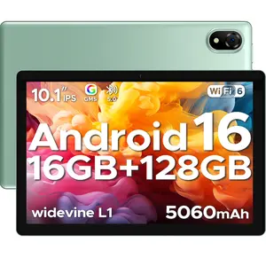 U10 10" Tablet, Android 15, 16GB+128GB/2TB, WiFi 6, Widevine L1, 5060mAh Battery, BT5.0, OTG, 5MP/8MP Camera