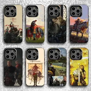 Kingdom Come Deliverance II Phone Case For iPhone 16,15,14,13,12,11,Pro,XS,Max,Plus,Mini,SE Black Candy Matte Shockproof Cover