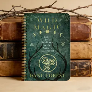 Wild Magic A5 Spiral Notebook, Diary Planner, Herbal Notes Journal, Perfect for Organization and Note-Taking, Ideal Gift Idea