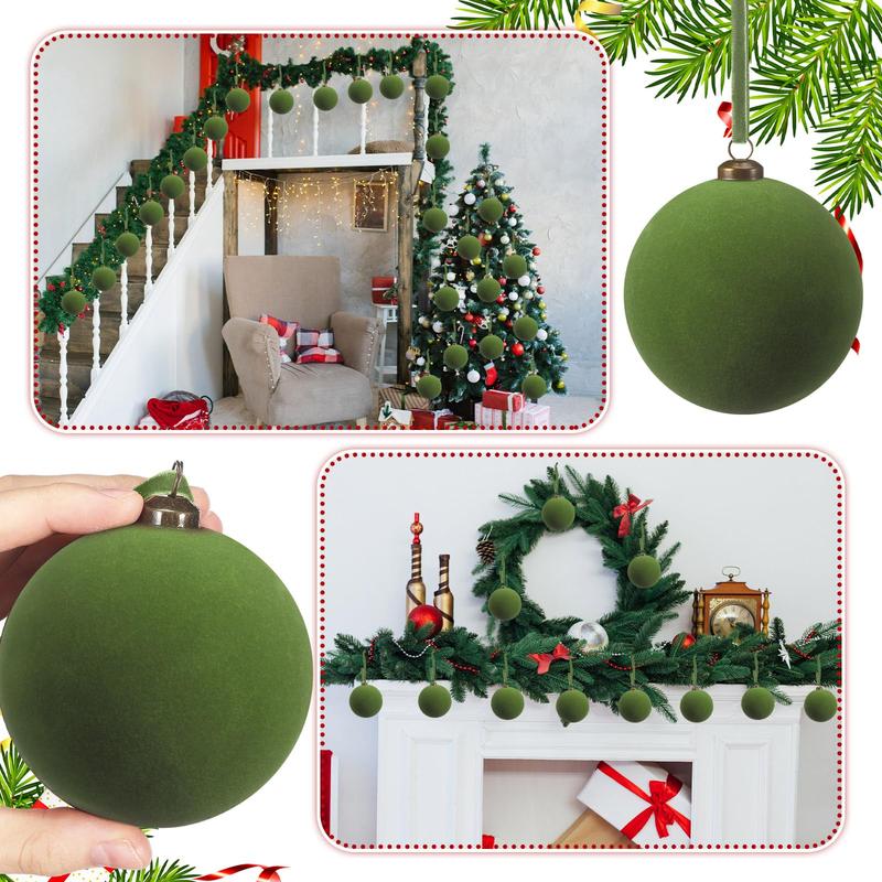 Christmas Clearance Sale Velvet Christmas Ornaments Burgundy Christmas Decor Flocked Christmas Balls Christmas Tree Bows Multicolor Christmas   Decorations for Xmas Tree Wall Front Door Porch Home Holiday Wedding Party Christmas Gifts Navidad Decoración