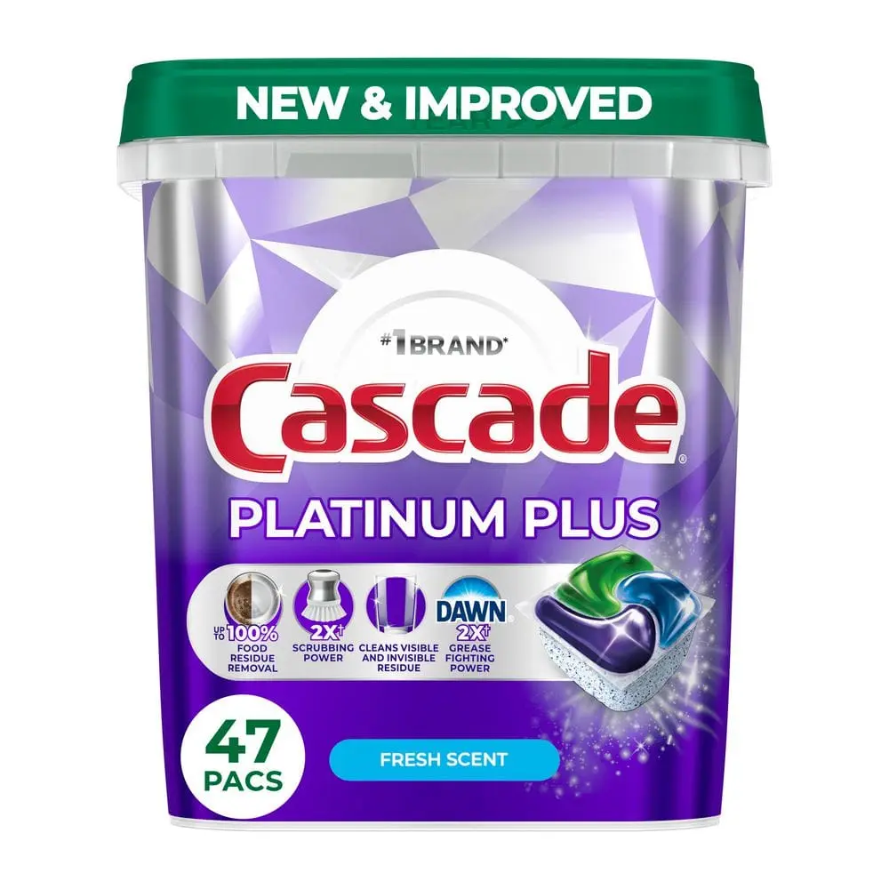 Platinum Plus ActionPacs with Dawn Fresh Scent Dishwashing Machine Detergent (47-Count)