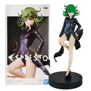 20CM Anime One Punch Man Senritsu no Tatsumaki Figure Espresto Shapely Saitama Standing Model Toys and Doll Collection Gifts