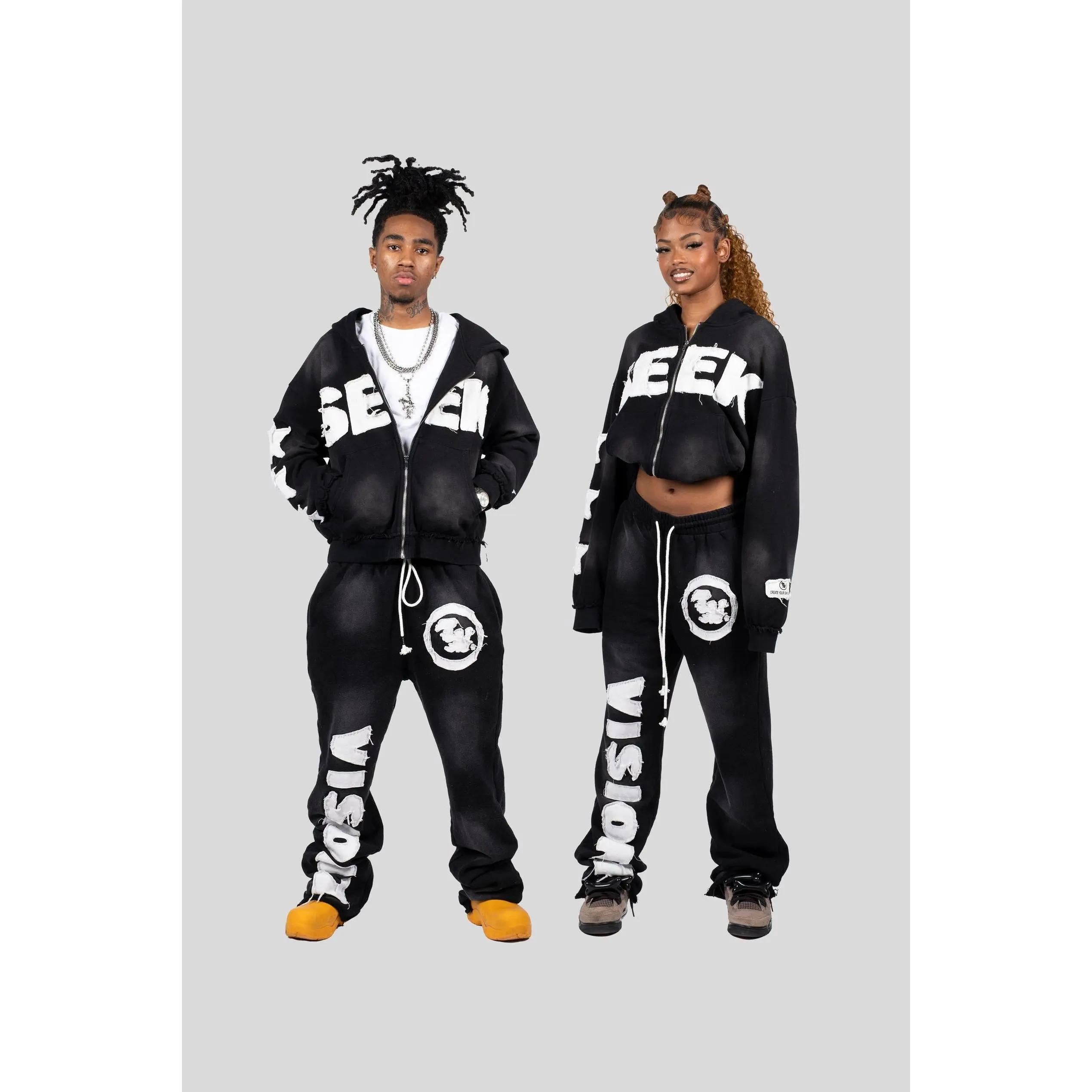 SEEK ZIPUP Cotton Sweatshirt - TikTok Shop