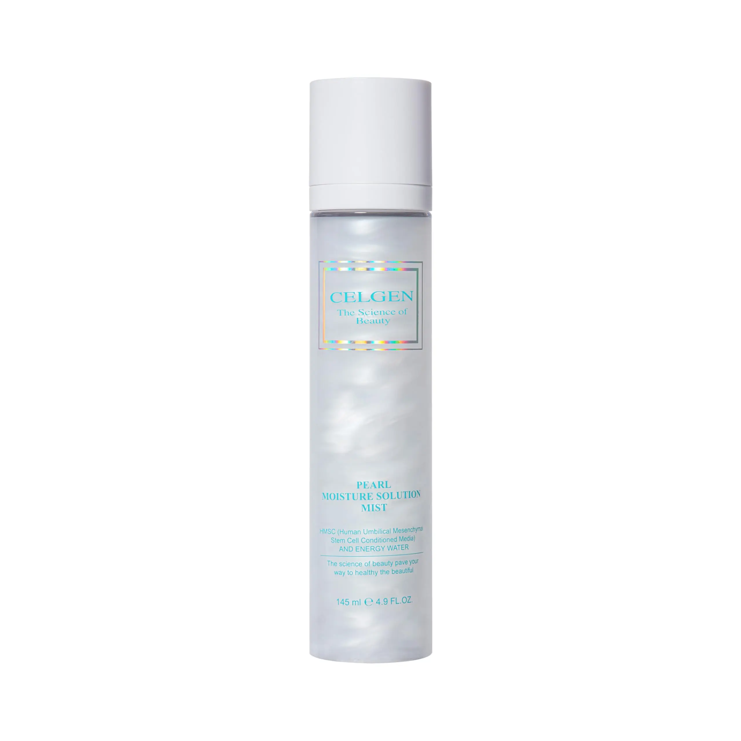 [CELGEN] Pearl Moisture Solution Mist – Hydrating Face Mist, 3-in-1 Toner, Primer & Setting Spray, Deep Hydration & Brightening with Pearl Extract and Celgen's Energy Water (4.9 fl oz)