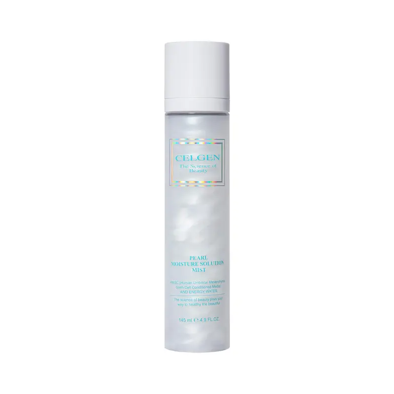 [CELGEN] Pearl Moisture Solution Mist – Hydrating Face Mist, 3-in-1 Toner, Primer & Setting Spray, Deep Hydration & Brightening with Pearl Extract and Celgen's Energy Water (4.9 fl oz)