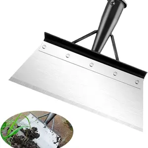 Multifunctional Outdoor Garden Shovel Stainless Steel 20CM Weeds & Moss Remover Tool for Farm & Snow Removal Ergonomic Design Quick Weeding Tool
