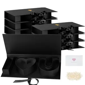 Empty I Love You Box 17.9'x7.5'x2.6' for Flowers Valentines Boxes Large Thicker Letter Shaped Fillable Gift Box I Heart U Packaging Box for Valentines Mothers Day Wedding Anniversary Birthday