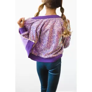 Purple Sequin Jacket