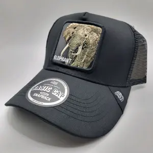 Adjustable Men's Mesh Trucker Hat Animal Baseball