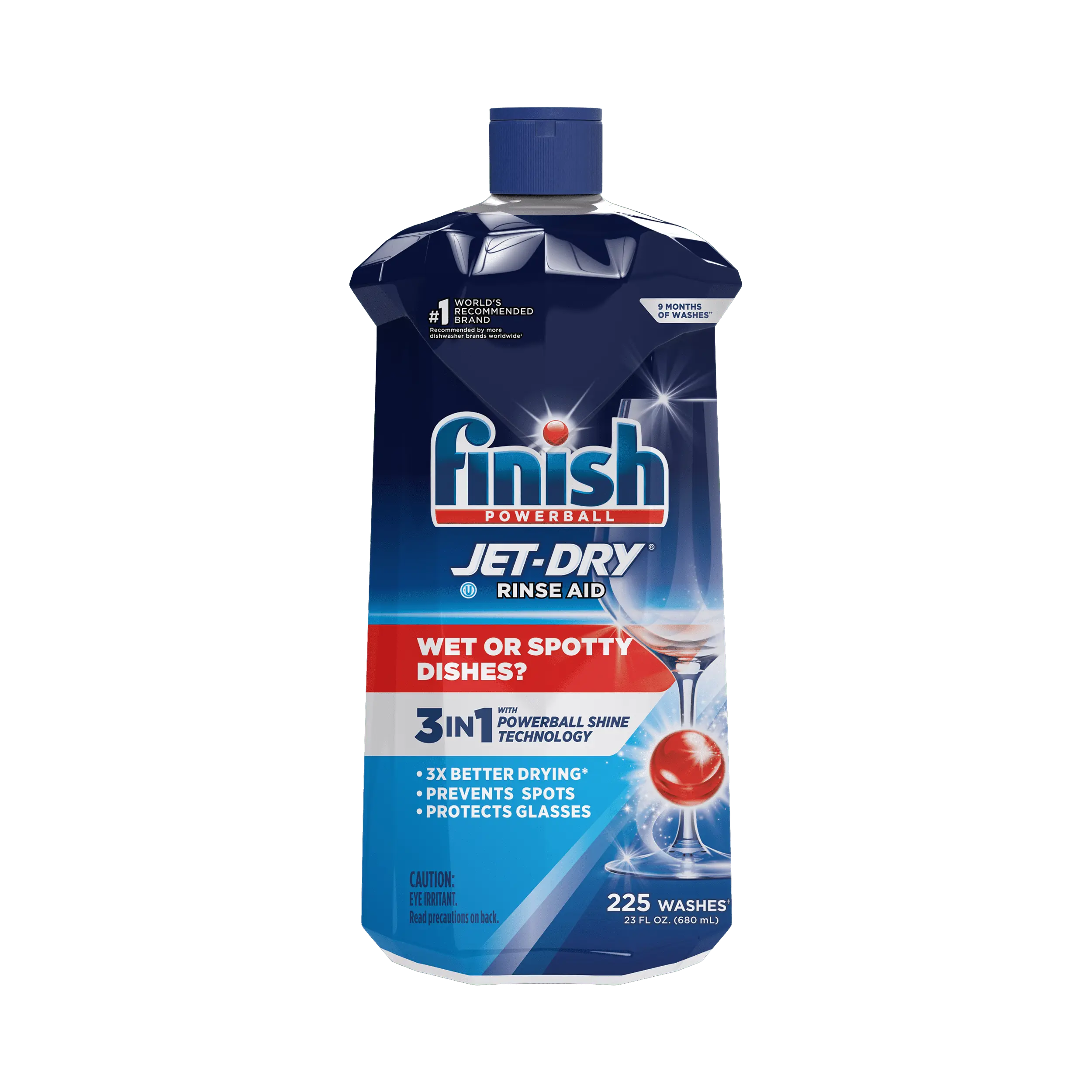 212 MAIN Reckitt Benckiser R50 88876 Liquid Household Dishwasher Rinse Aid, 23 oz, Spot-Free Formula