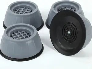 4-Pack Anti-Vibration Pads for Washing Machines & Dryers – Shock Absorber Feet to Reduce Noise and Movement