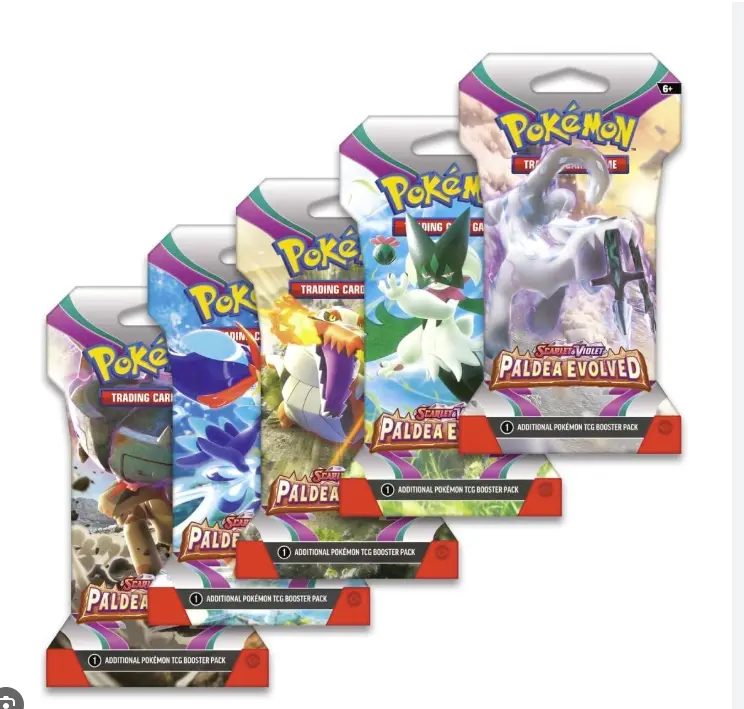 Pokemon Scarlet & Violet - Paldea Evolved Booster 10X Pack LIVE
