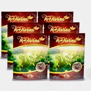 Te Divina Organic Herbal Tea - 13 Certified Organic Herbs for Family Health - Non-Caffeinated Detox Tea - Daily Healthy Lifestyle Drink Beverage