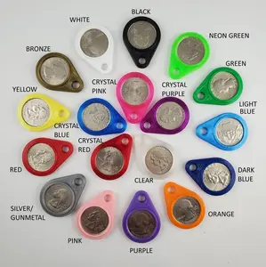 Keyring Quarter Holder (2-Pack) For Aldi, etc.