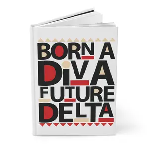 Future Delta Hardcover Journal (white)-