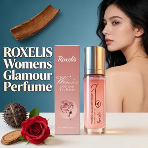 ROXELIS Women's Pheromone Perfume Eau de Parfum - Rose Sandalwood Scent, Floral Essence Fragrance, Portable Roll-On, Long-Lasting, Elegant Charming Fragrance