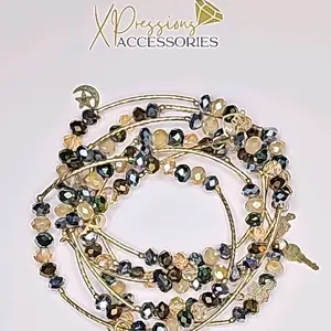 Handcrafted Semanario Made multicolored crystals