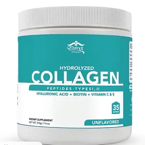 Eternal Spirit Beauty Hydro - Hydrolyzed Collagen Peptides Types I III with Hyaluronic Acid Biotin Vitamin C & E Unflavored 35 Servings 210g