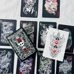 Poker Cards Set - Hollow Knight & Silksong Themed Deck in Premium Black and White Art, Ideal for Fans and Card Game Enthusiasts Playing Cards