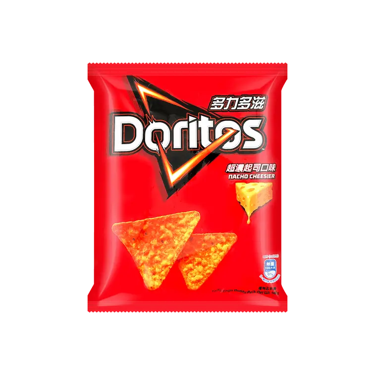 Crunchy Crispy Doritos Taiwan Nacho Cheese Flavor Corn Chip Snack - 40g