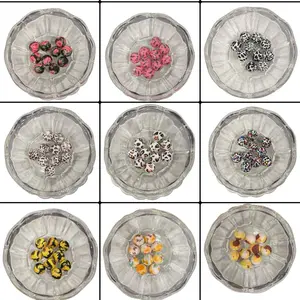 15mm Round Printed Silicone Beads