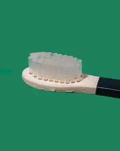 Miswak-Infused Bamboo Toothbrush Eco-Friendly Biodegradable Water-Activated Bristles Magnetic Storage Gentle on Gums Anti-Cavity Moisture-Resistant Oral Care Antibacterial Cleanser