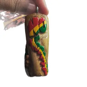 Jay Kingston Kollection Reggae Gnome Keychain, Handcrafted & Handpainted