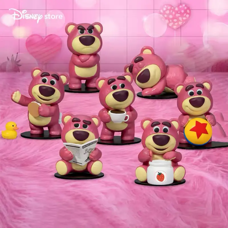 Toy Story Strawberry Bear Disney Bear Hugger Series Trendy Play Blind Box Desktop Ornament