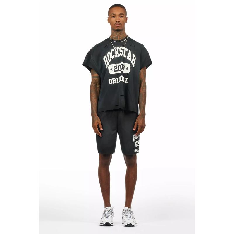 Uppercut Black T-Shirt/Short Set