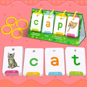 129 Educational Word Cards for Kids, Early Learning Visual Recognition Tool, Great Gift for Parent-Child Interaction, Vocabulary Flashcards