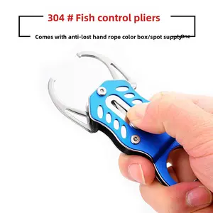 Outdoor Luya fishing Stainless steel mini telescopic fish control device Fish clamp Luya pliers Portable outdoor  pliers  supplies