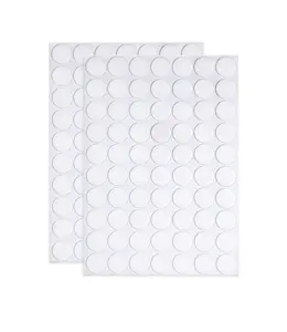 140 Pcs Double Sided Sticky Removable Dots Stickers Round Putty Clear Sticky Tack No Trace Sticky Putty Waterproof Small Stickers for Festival Decorat