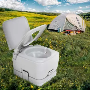 OEDRO Portable Toilet 2.6 Gallon 10L Flush Outdoor Camping Toilet Potty Travel Car SUV