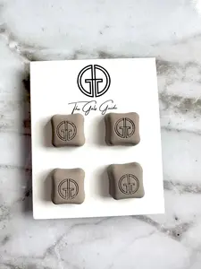 Stone Handbag Heels - Hardware feet for your purse!