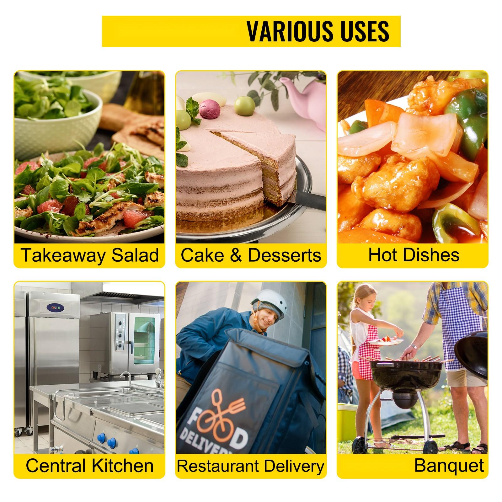 Insulated Food Pan Carrier 82 Qt Hot Box for Catering, LLDPE Food Box Carrier with One-Piece Buckle, Front-Loading Food Warmer with Handles, End Loader with Wheels for Restaurant, Canteen, Cafeteria, Buffet Service, Durable Blue