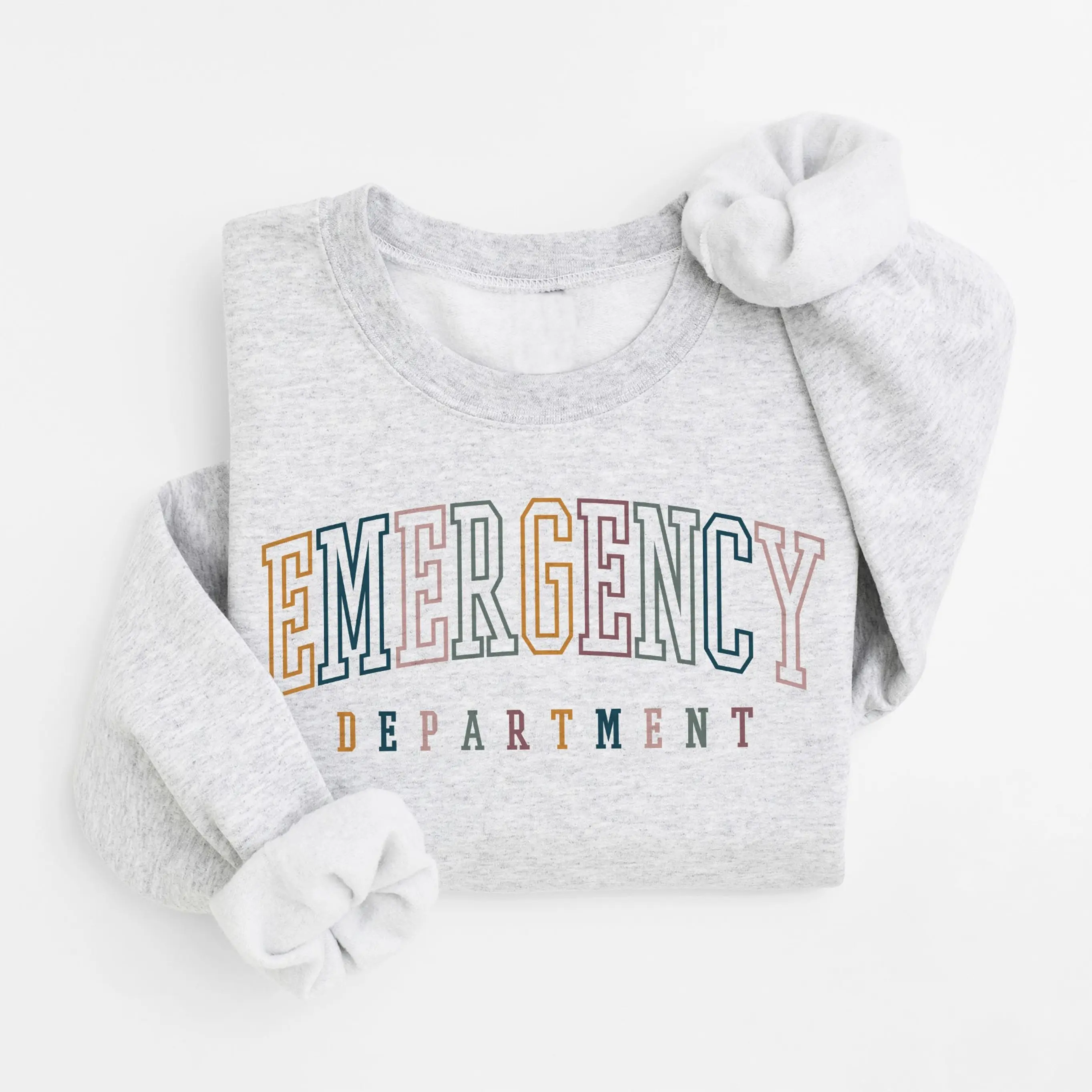 Emergency Department Sweatshirt, ER ED Nurse Life, Emergency Room Doctor, Nursing School Grad, Nurse Week, Unisex Crewneck Sweatshirt, Gift for Nurse