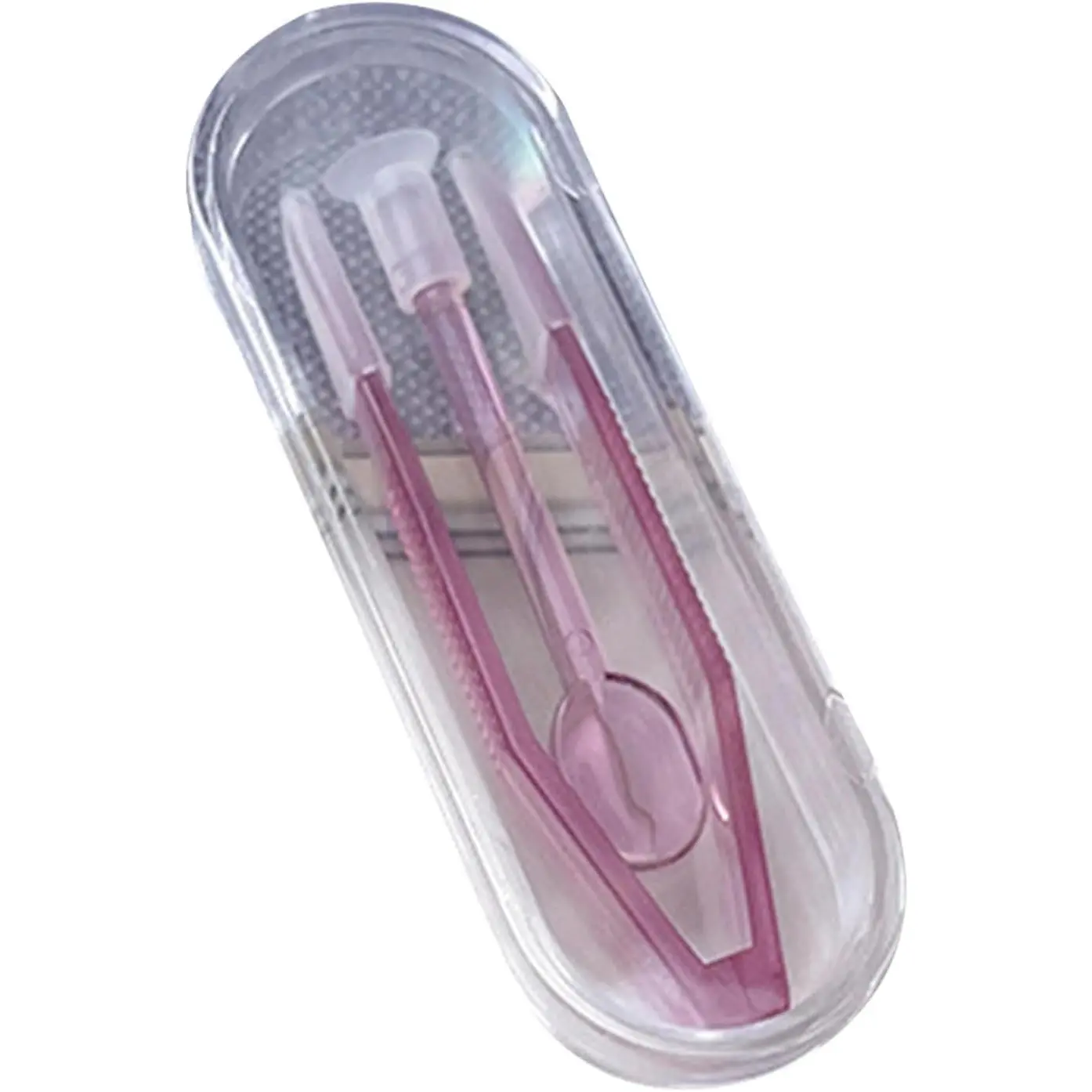 Purple Practical Contact Lens Insertion and Removal Tool Set Practical Equipment Supplies for Students Office Workers House Contact Lens Wearing Tool Kit Lens Care