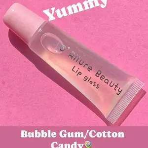 All Natural Oils Vegan Lip Gloss Cotton Candy Bubble Gum Aroma Alluring