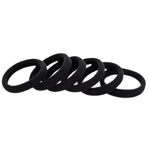 1 Piece Black Hairband Suitable for Women And Featuring High-Elastic Rubber Bands