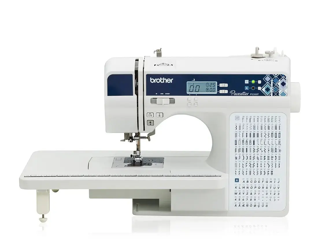 Brother Pacesetter PS300T Sewing & Quilting Machine with Wide Table (100 Stitches)
