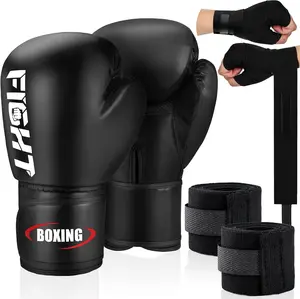 Boxing Gloves for Men and Women, Pro  Sparring Muay Thai Gloves, Adults Heavy Punching Bag Gloves for Boxing Kickboxing Mixed Martial Arts MMA , Multi Layered, Ventilated