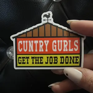 Unforgiven Cuntry Girls Gas Station Vinyl Sticker