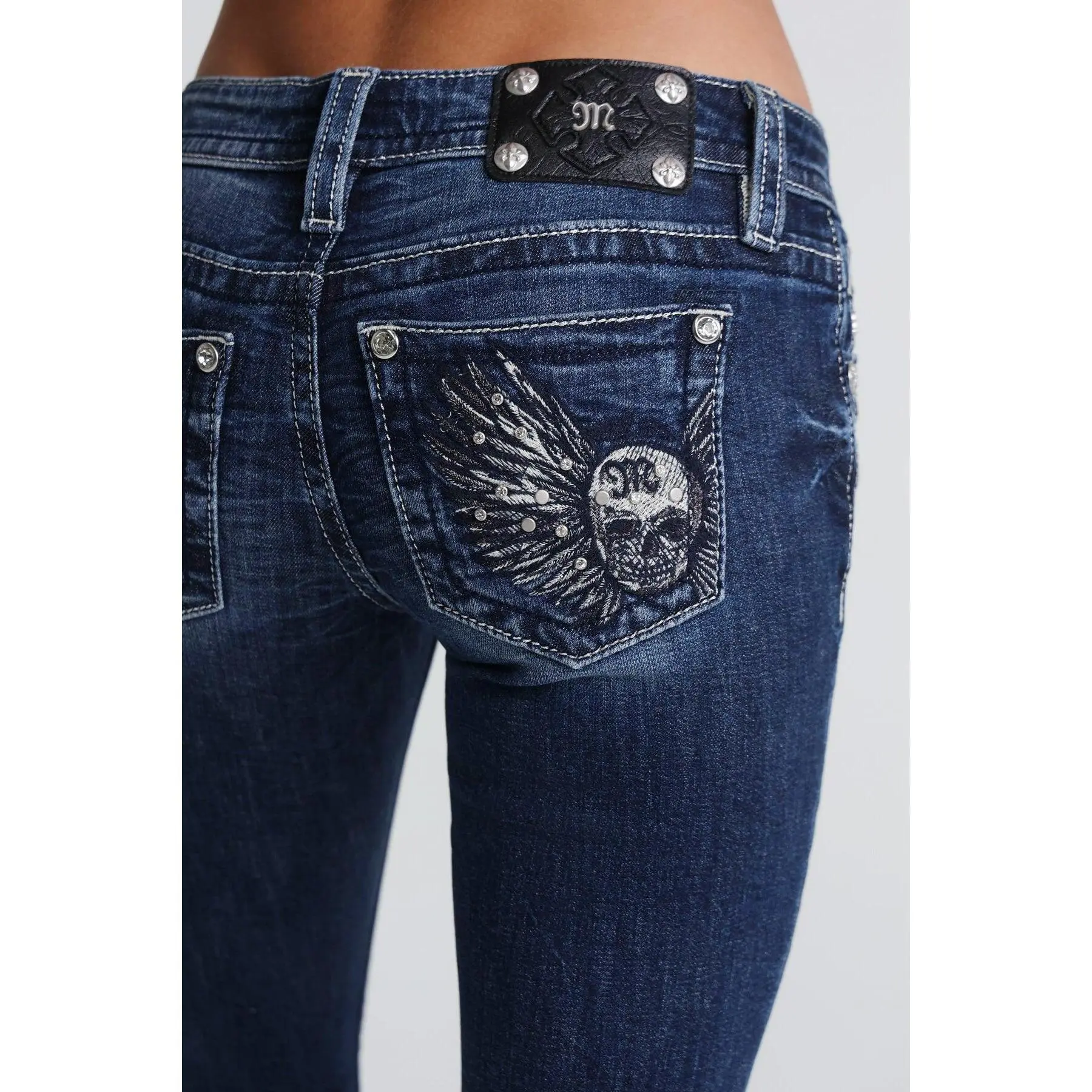 Can't Be Tamed Low Rise Bootcut Jeans