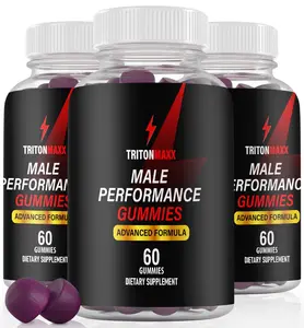 (3 Pack) TritonMaxx Male Performance Gummies For Men, Advanced Male Formula