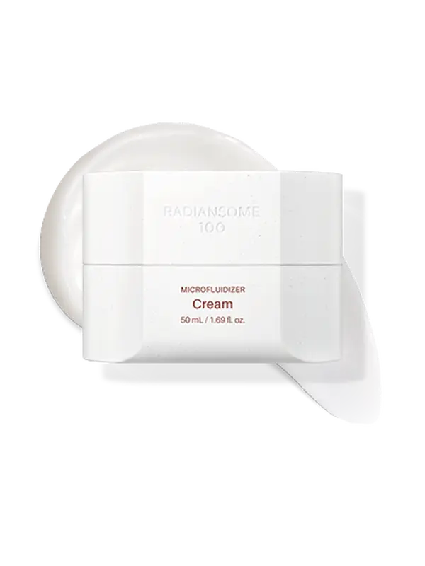 NEW Riman Incellderm RADIANSOME100 Microfluidizer Moisturizer Bottle - Lightweight, Deeply Nourishing, Radiant, Brightening Formula for Sensitive Skin