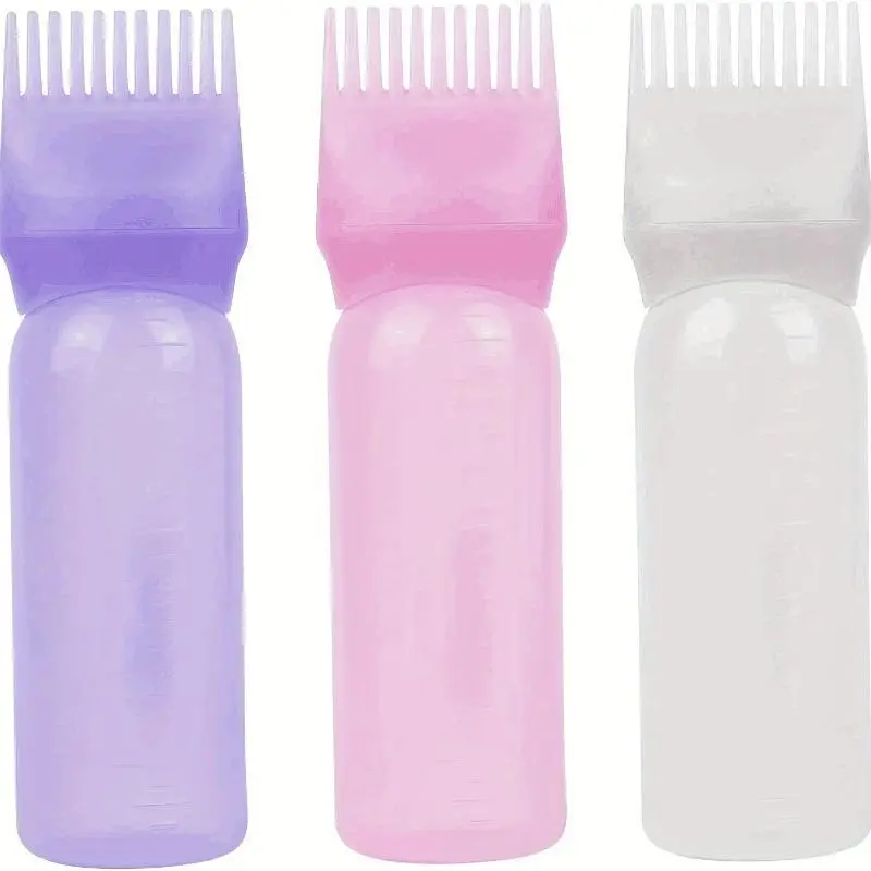 1pc Durable Root Comb Styling Applicator Shampoo Bottle - Detangling, Sectioning, and Styling Tool for Home, Salon, and Barber Use - Easy to Clean, Professional Grade, Long-Lasting Hair Care Essential