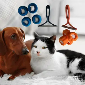 Pet Hair Be Gone! Dual Scrapers + 8 Free Laundry Hair Removal Balls