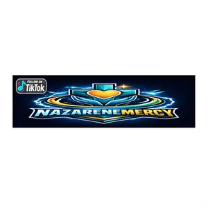 Nazarene Mercy logo Bumper Sticker | Religious emblem, TikTok follow badge